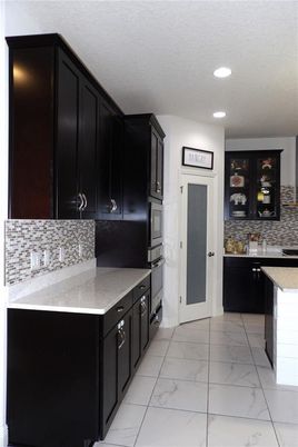 Interior, Kitchen, Marble, Recessed Lighting