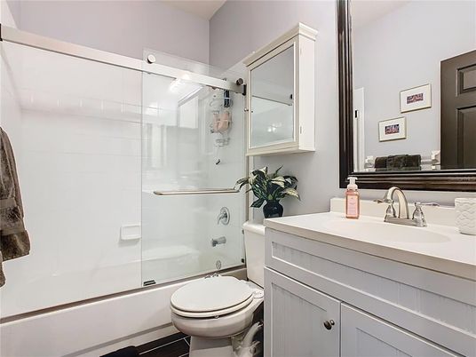 Bathroom, Glass Shower, Interior