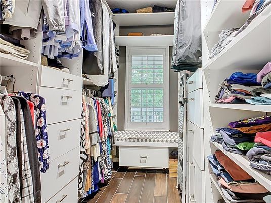 Interior, Walk-in Closets, Wood Texture Flooring