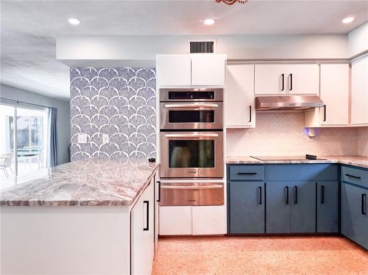 Interior, Kitchen, Recessed Lighting, Stainless Steel Appliances