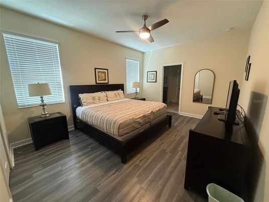 Bedroom, Interior, Wood Texture Flooring