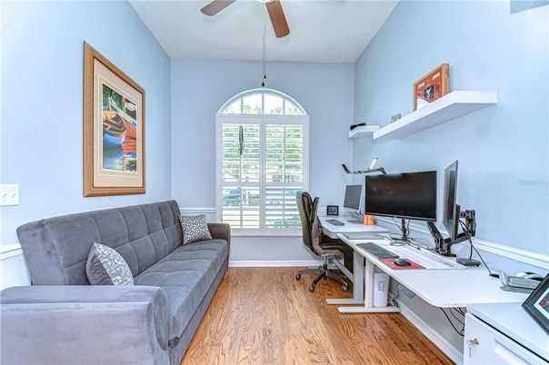 Home Office, Interior, Wood Texture Flooring