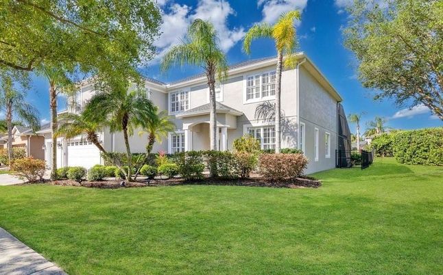 Attached, Backyard, Exterior, Facade, Mediterranean