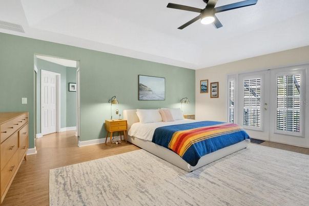 Bedroom, Interior, Wood Texture Flooring