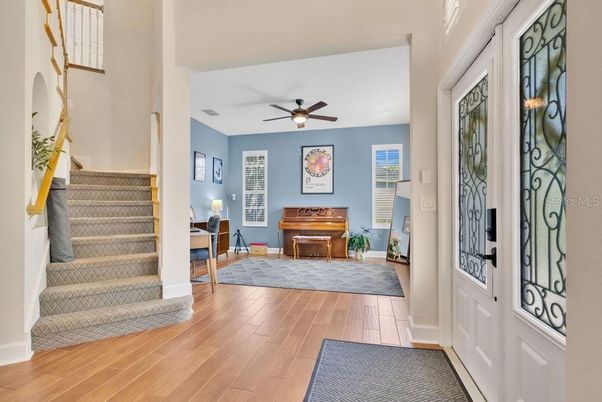 Interior, Piano, Wood Texture Flooring