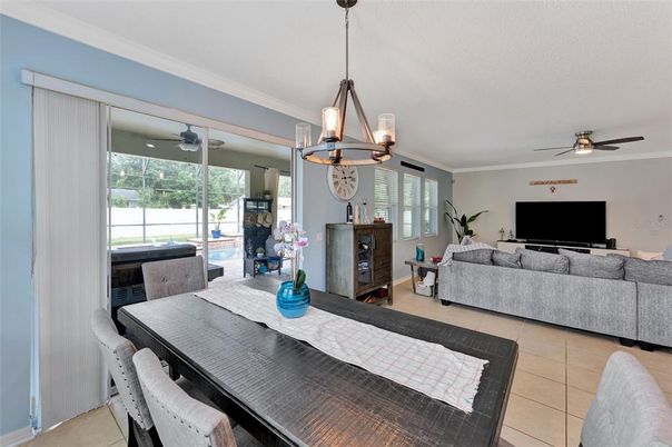 Dining room, Interior, Living room, Pendant Lights