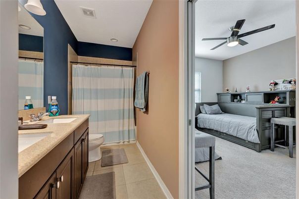 Bathroom, Bedroom, Glass Shower, Interior, Recessed Lighting