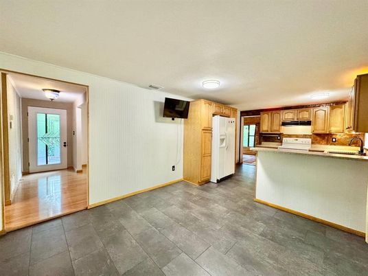 Interior, Kitchen, Wood Texture Flooring