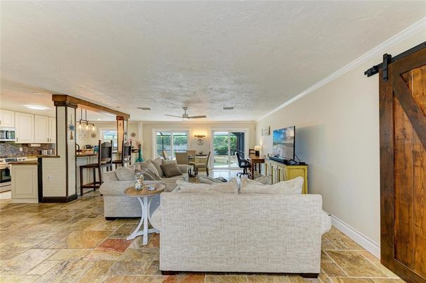 Dining room, Interior, Kitchen, Living room, Pendant Lights