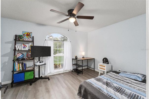 Bedroom, Home Office, Interior, Wood Texture Flooring