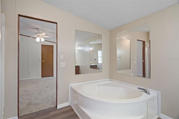 Bathroom, Interior, Wood Texture Flooring