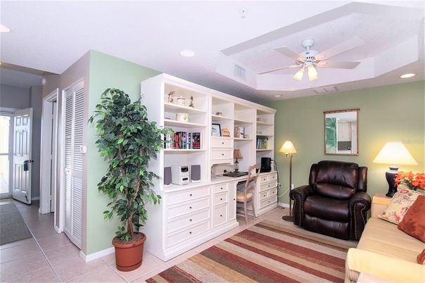 Home Office, Interior, Recessed Lighting