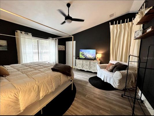 Bedroom, Interior, Wood Texture Flooring