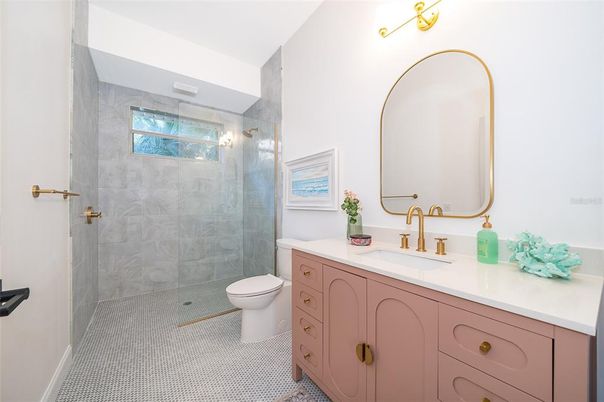 Bathroom, Glass Shower, Interior