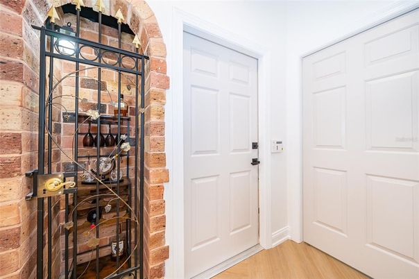 Interior, Stone Walls, Wood Texture Flooring