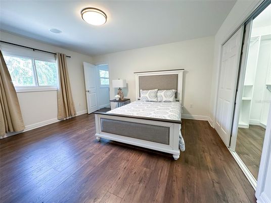 Bedroom, Interior, Wood Texture Flooring