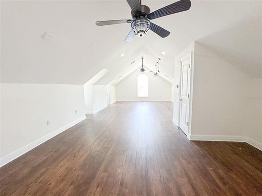 Empty room, Interior, Pendant Lights, Wood Texture Flooring