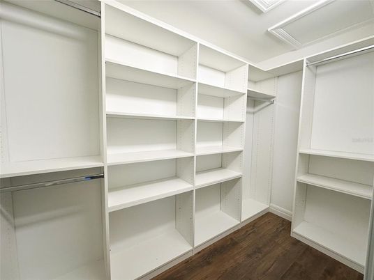 Interior, Walk-in Closets, Wood Texture Flooring