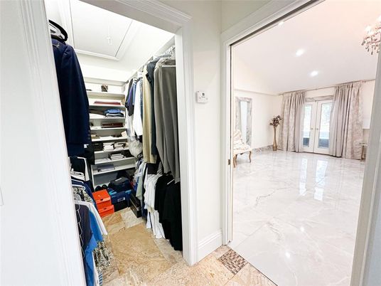 Interior, Marble, Recessed Lighting, Walk-in Closets