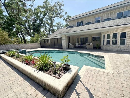 Exterior, Pool, Solar Panels