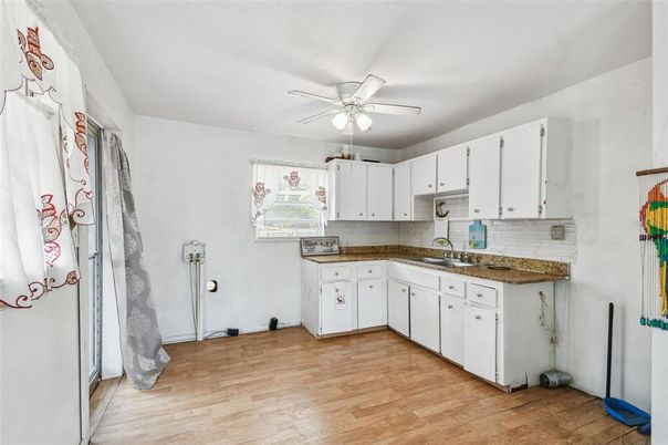 Interior, Kitchen, Wood Texture Flooring