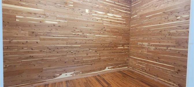 Empty room, Interior, Wood Texture Flooring, Wooden Walls