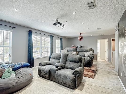 Home Theatre Room, Interior, Projection Screen, Recessed Lighting, Theatre Room