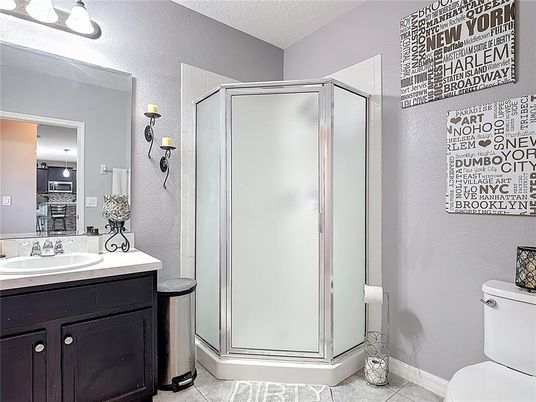 Bathroom, Glass Shower, Interior