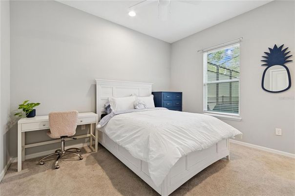 Bedroom, Home Office, Interior, Recessed Lighting