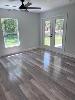 Empty room, Interior, Wood Texture Flooring