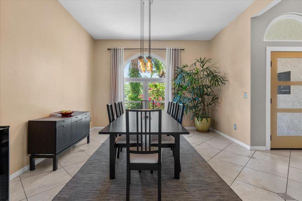 Dining room, Interior, Pendant Lights
