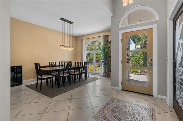 Dining room, Interior, Pendant Lights
