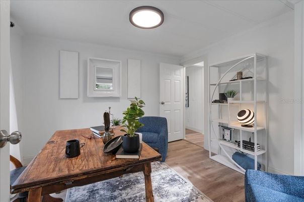 Home Office, Interior, Wood Texture Flooring