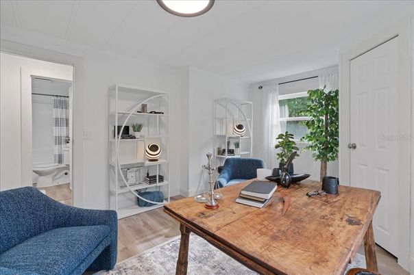 Home Office, Interior, Wood Texture Flooring