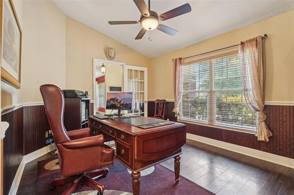 Home Office, Interior, Wood Texture Flooring