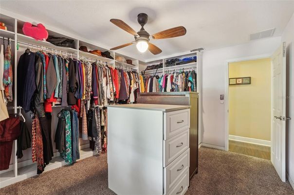 Interior, Walk-in Closets, Wood Texture Flooring