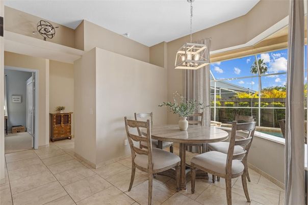 Dining room, Interior, Pendant Lights