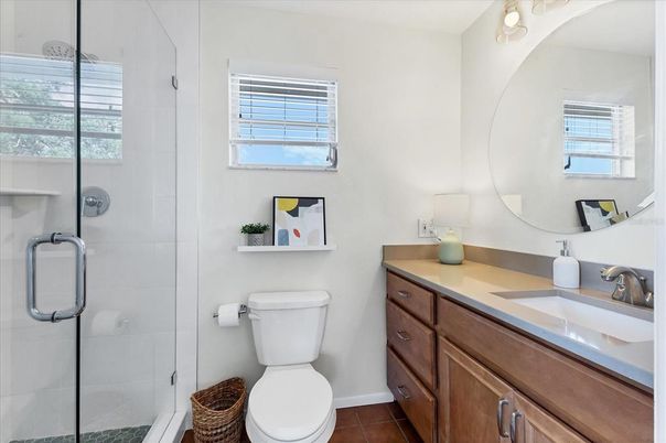 Bathroom, Glass Shower, Interior