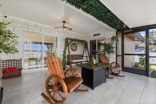 Interior, Stone Walls, Sun Room