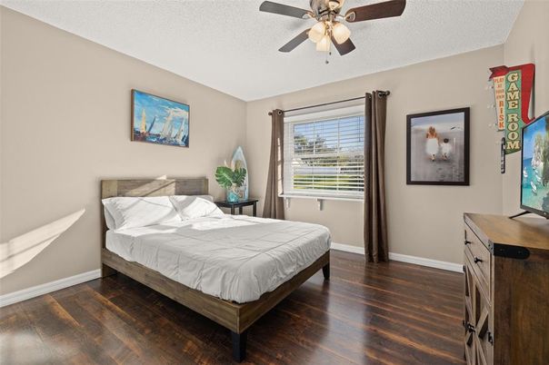 Bedroom, Interior, Wood Texture Flooring