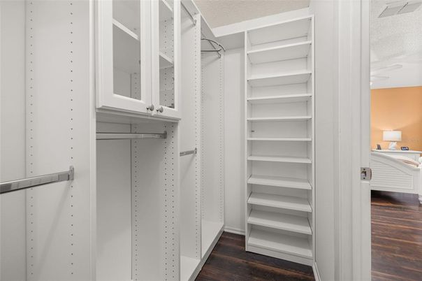 Interior, Walk-in Closets, Wood Texture Flooring