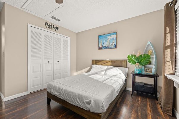 Bedroom, Interior, Wood Texture Flooring