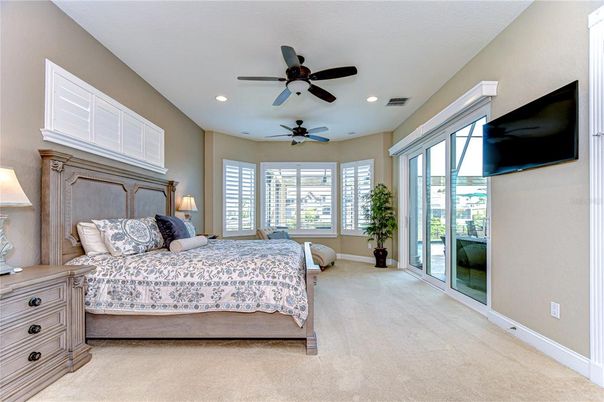 Bedroom, Interior, Recessed Lighting