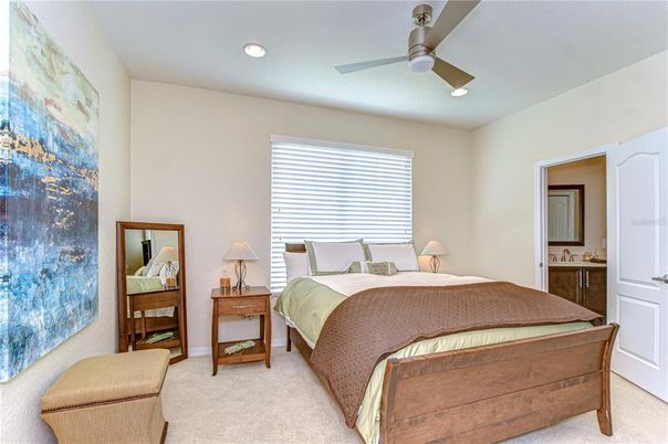 Bedroom, Interior, Recessed Lighting