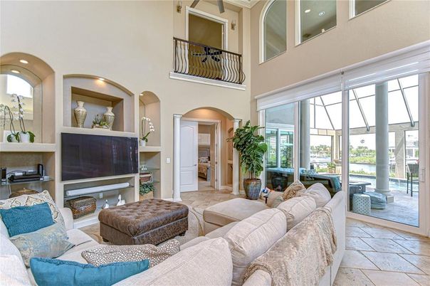 Interior, Living room, Recessed Lighting