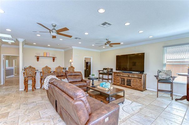 Interior, Living room, Recessed Lighting