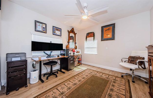Home Office, Interior, Wood Texture Flooring