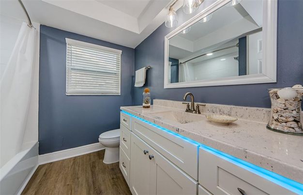 Bathroom, Interior, Wood Texture Flooring