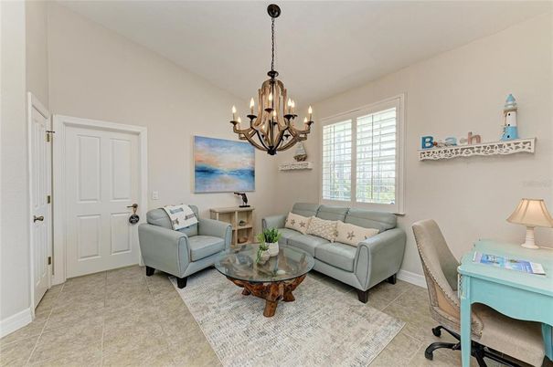 Chandelier, Home Office, Interior, Living room