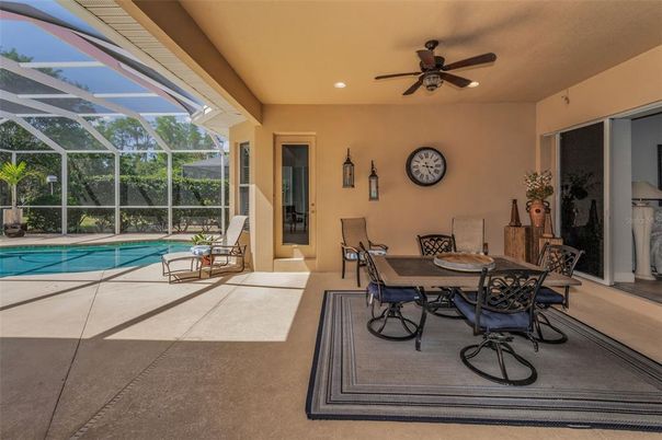 Dining room, Glass Ceilings, Interior, Pool, Recessed Lighting, Sun Room